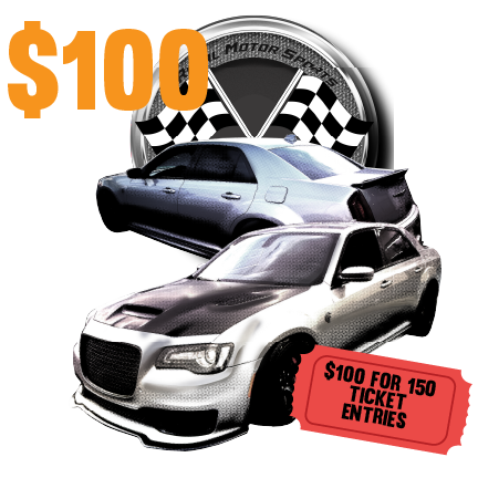 B. $100 for 150 ENTRIES RMS HELLCAT
